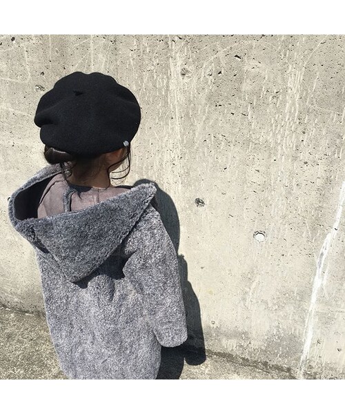 cache cache（カシュ カシュ）の「Violeta&Federico　COAT　LUCY(GREY)14ｙ.16ｙ（ムートンコート・キッズ・その他）」の6枚目の写真