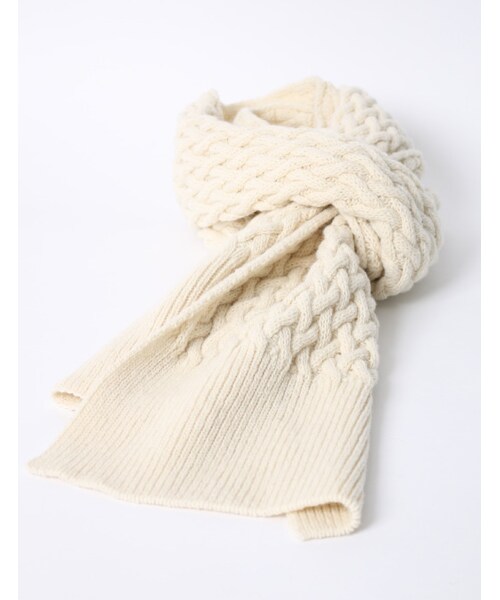 wjk（ダヴルジェイケイ）の「FISHERMAN knit scarf（その他）」 WEAR
