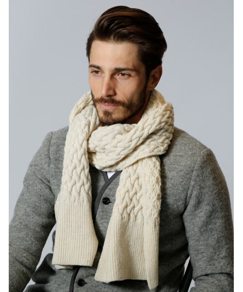 wjk（ダヴルジェイケイ）の「FISHERMAN knit scarf（その他）」 WEAR