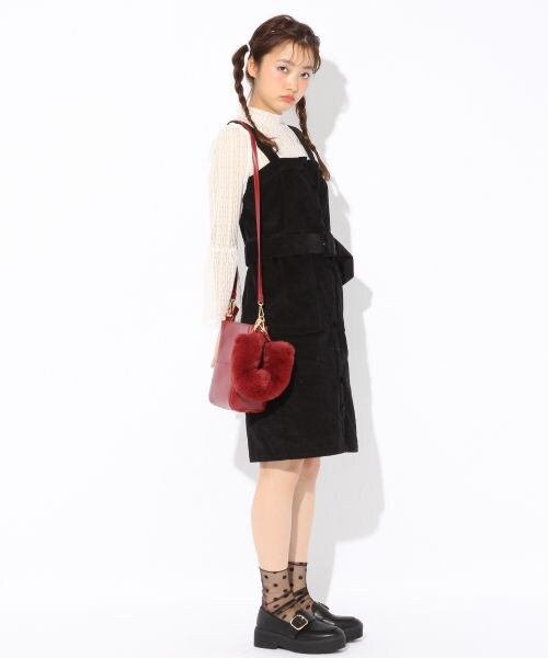 Heather（ヘザー）の「コラボアソートジャンスカ（ワンピース/ドレス・ブラック/グレー系チェック/ブラウン系）」の7枚目の写真