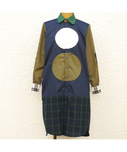 NIRAME.CO（ニラメッコ）の「かくかく○○ロングシャツ  ～モノトーン～（ワンピース・メンズ・その他）」の6枚目の写真