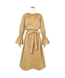 flower | classic long onepiece ～ｸﾗｼｯｸﾛﾝｸﾞﾜﾝﾋﾟｰｽ(ワンピース)