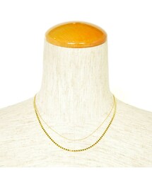 flower | particle chain necklace ～ﾊﾟｰﾃｨｸﾙﾁｪｰﾝﾈｯｸﾚｽ(ネックレス)