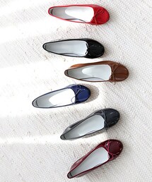 SOVOMALL | リボンポイントバレエシューズ(バレエシューズ)