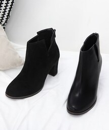 SOVOMALL | Vカットアンクルブーツ(ブーツ)