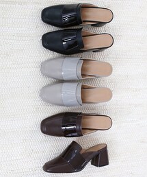 SOVOMALL | ワイドストラップミュール(サンダル)