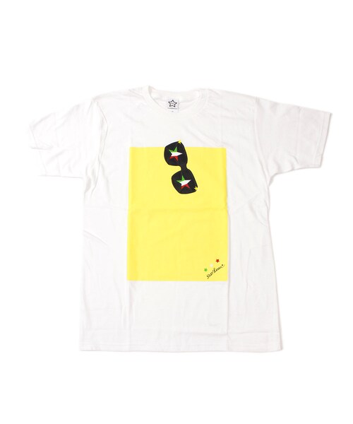 Starlean スターリアン の サングラスプリントtシャツ イタリア Tシャツ カットソー Wear
