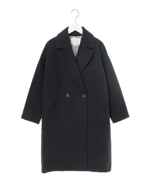 AMERICAN HOLIC（アメリカンホリック）の「12colドロップショルダーコート（ジャケット/アウター・アイボリー/杢ライトグレー/ブラック/ライトピンク/レッド/ベージュ/イエロー/キャメル/グリーン/サックスブルー/ブルー/ネイビー・M/L）」の17枚目の写真