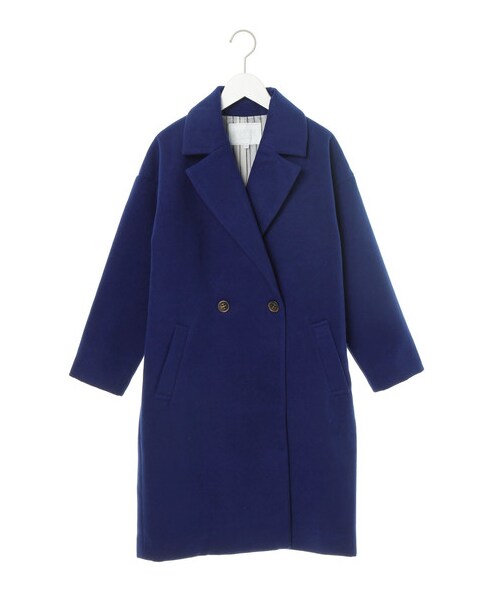 AMERICAN HOLIC（アメリカンホリック）の「12colドロップショルダーコート（ジャケット/アウター・アイボリー/杢ライトグレー/ブラック/ライトピンク/レッド/ベージュ/イエロー/キャメル/グリーン/サックスブルー/ブルー/ネイビー・M/L）」の16枚目の写真