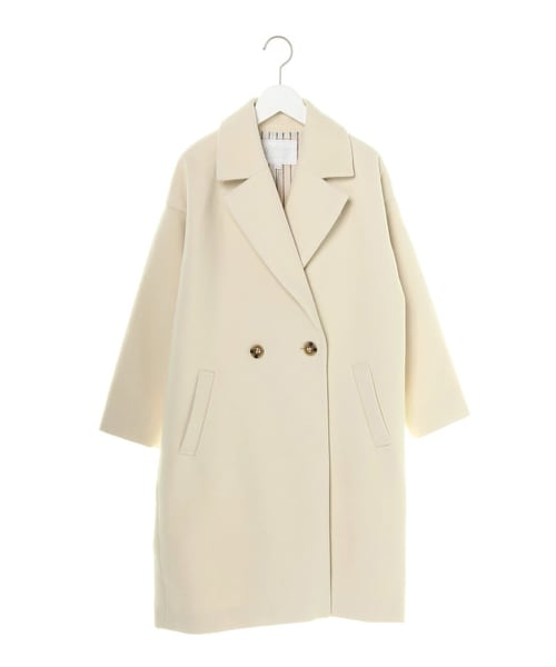 AMERICAN HOLIC（アメリカンホリック）の「12colドロップショルダーコート（ジャケット/アウター・アイボリー/杢ライトグレー/ブラック/ライトピンク/レッド/ベージュ/イエロー/キャメル/グリーン/サックスブルー/ブルー/ネイビー・M/L）」の6枚目の写真