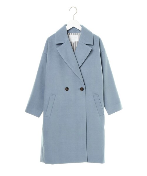 AMERICAN HOLIC（アメリカンホリック）の「12colドロップショルダーコート（ジャケット/アウター・アイボリー/杢ライトグレー/ブラック/ライトピンク/レッド/ベージュ/イエロー/キャメル/グリーン/サックスブルー/ブルー/ネイビー・M/L）」の15枚目の写真