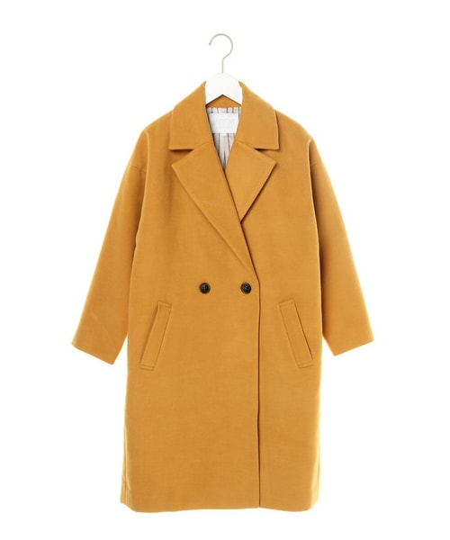 AMERICAN HOLIC（アメリカンホリック）の「12colドロップショルダーコート（ジャケット/アウター・アイボリー/杢ライトグレー/ブラック/ライトピンク/レッド/ベージュ/イエロー/キャメル/グリーン/サックスブルー/ブルー/ネイビー・M/L）」の12枚目の写真