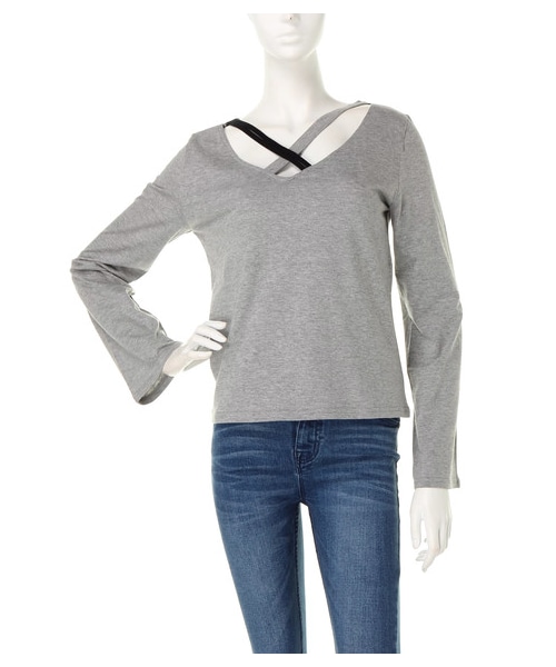 BARAK（バラク）の「ネッククロストップス（その他トップス・レディース・ブラック/グレー/ホワイト・FREE）」の3枚目の写真