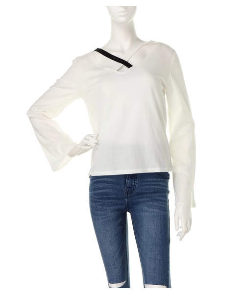 BARAK（バラク）の「ネッククロストップス（その他トップス・レディース・ブラック/グレー/ホワイト・FREE）」の2枚目の写真