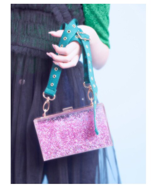 lilLilly（リルリリー）の「[LILICIOUS]アイレットベルトグリッター  