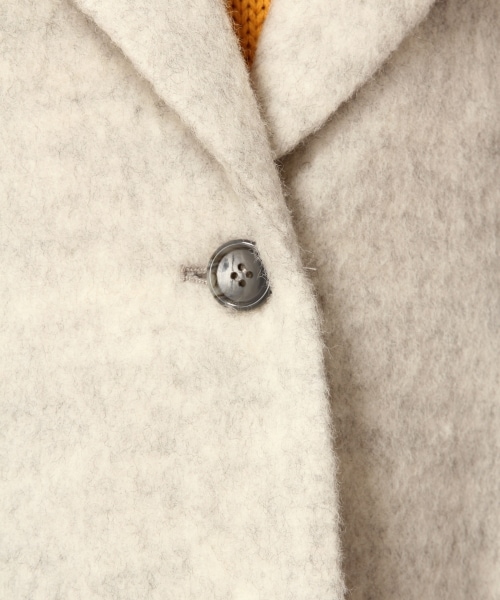 LOWRYS FARM(ローリーズファーム)の「★WEB先行予約アイテム★シャギーコート(ジャケット/アウター・オフ/ピンク/グリーン)」の8枚目の写真