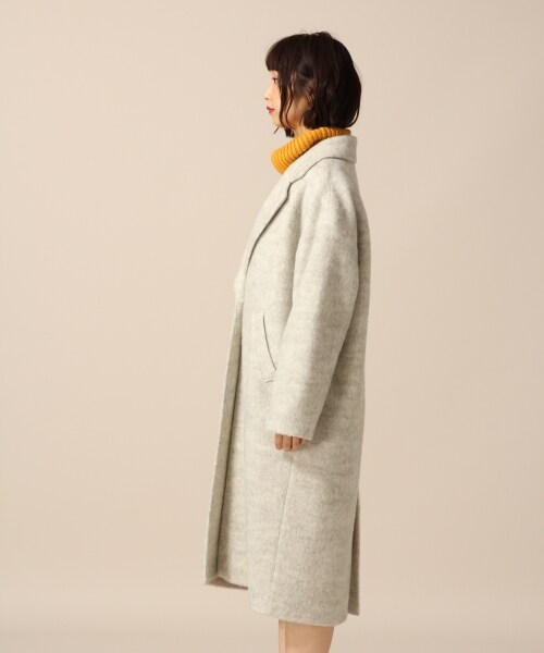 LOWRYS FARM(ローリーズファーム)の「★WEB先行予約アイテム★シャギーコート(ジャケット/アウター・オフ/ピンク/グリーン)」の5枚目の写真