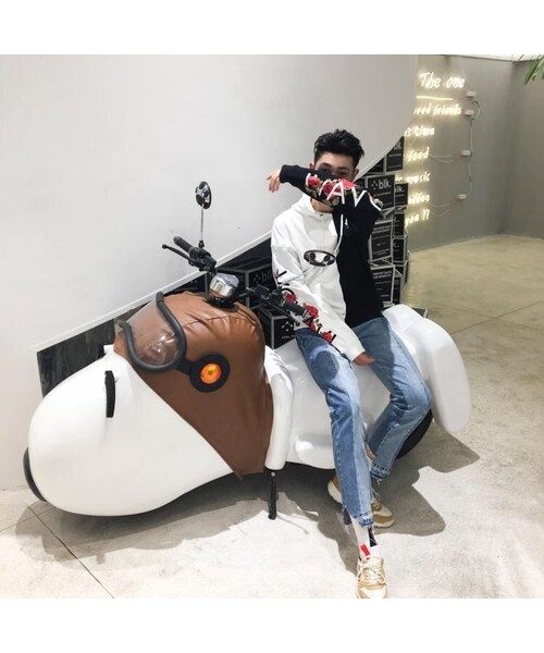 no brand（ノーブランド）の「VOVAVI スウェット刺繍パーカー（パーカー・メンズ・その他）」の6枚目の写真