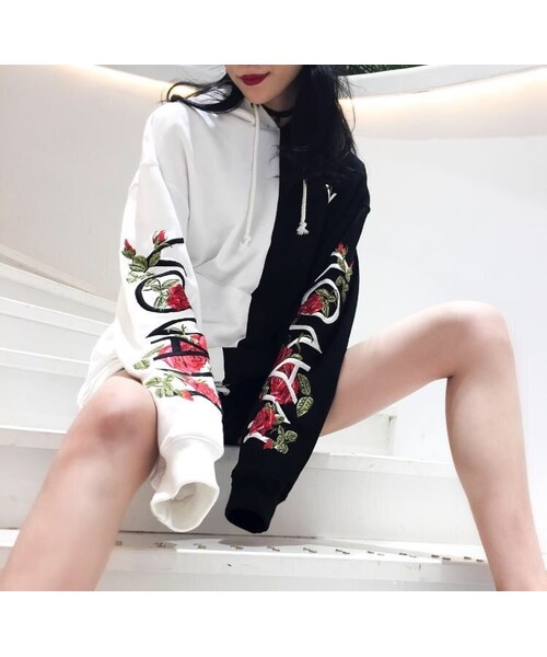 no brand（ノーブランド）の「VOVAVI スウェット刺繍パーカー（パーカー・メンズ・その他）」の8枚目の写真