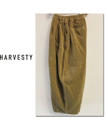 HARVESTY | HARVESTY ハーべスティ コーデュロイサーカスパンツ CIRCUS PANTS　＃アイボリー、ベージュ、モカブラウン、ブラック　【送料無料】(その他パンツ)