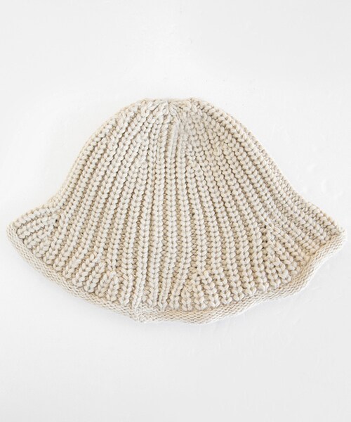 DHOLIC（ディーホリック）の「ワイヤーニットバケットハット（ニットキャップ/ビーニー・レディース・ブラック/ブルー/ベージュ/グレー/その他/ピンク・FREE）」の3枚目の写真