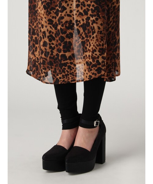 EVRIS（エヴリス）の「レイヤードレギンスフレアスカート（スカート・レディース・ブラック/ミックス）」の14枚目の写真