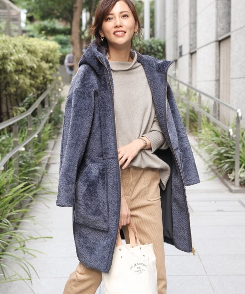 BABYLONE（バビロン）の「ボアフードコート（）」 - WEAR