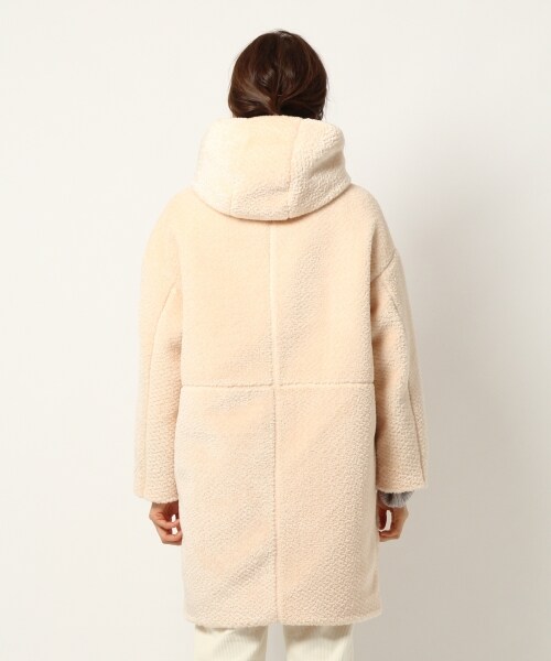 マイカアンドディール フード付きボアコート BABYLONE バビロン 新品 マイカアンドディール フード付きボアコート BABYLONE バビロン 新品