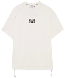 VETEMENTS | Vetements - Hanes Staff Oversized Printed Cotton-jersey T-shirt - White(Tシャツ/カットソー)