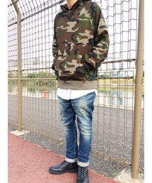 STORES.jp | ＊迷彩ビッグシルエットパーカー＊(パーカー)