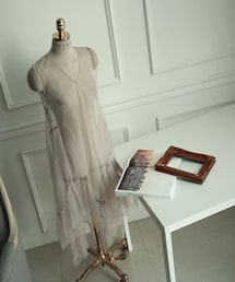 DINT | シーツルーミックスランスレイヤードワンピース(ワンピース)