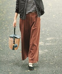 studio CLIP | [浜島直子×studio CLIP]コーデュロイワイドパンツ(パンツ)