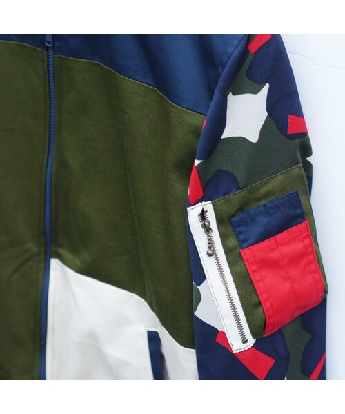 NIRAME.CO（ニラメッコ）の「ＮＡ－1 　ネイビー×カーキ（ブルゾン・メンズ・その他）」の4枚目の写真