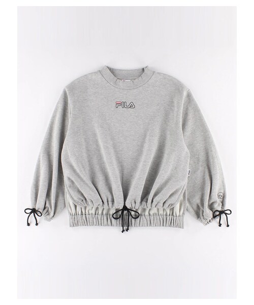 E hyphen world gallery(イーハイフンワールドギャラリー)の「FILA スウェットトレーナー(トップス・杢グレー/ブラック・F)」の9枚目の写真