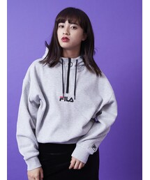 E hyphen world gallery | FILA スウェットハーフジップパーカー(トップス)