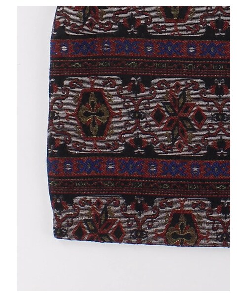 E hyphen world gallery（イーハイフンワールドギャラリー）の「・ゴブランスカート（スカート・ブラック/ブラウン・S/M）」の5枚目の写真