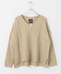 URBAN RESEARCH DOORS | 【予約】ハミルトンウールアラン柄ニット(その他)