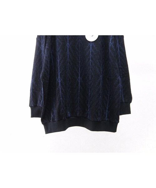 STOF（ストフ）の「stof　山の生活ウールプルオーバー（NAVY）（ニット/セーター・メンズ・その他）」の3枚目の写真