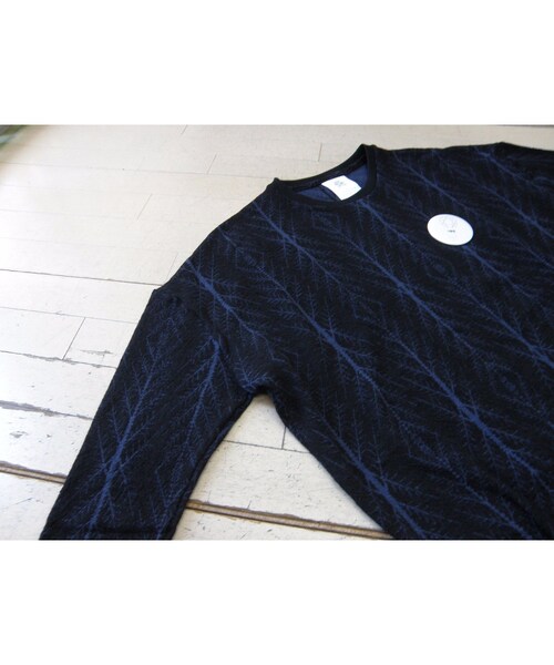 STOF（ストフ）の「stof　山の生活ウールプルオーバー（NAVY）（ニット/セーター・メンズ・その他）」の7枚目の写真