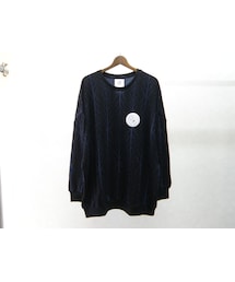 STOF | stof　山の生活ウールプルオーバー（NAVY）(ニット/セーター)