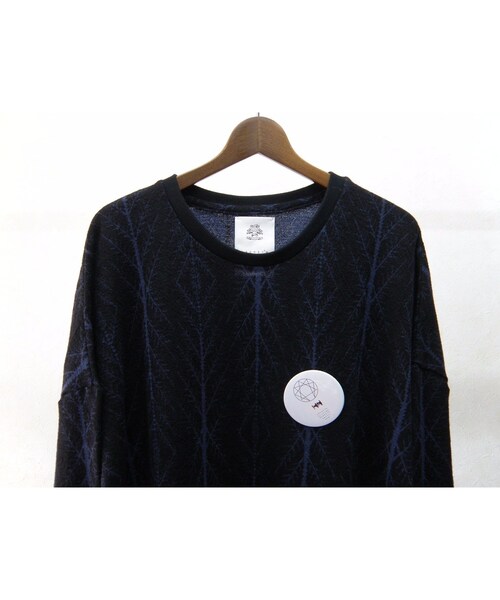 STOF（ストフ）の「stof　山の生活ウールプルオーバー（NAVY）（ニット/セーター・メンズ・その他）」の2枚目の写真