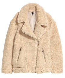 H&M | H&M Pile Biker Jacket(ジャケット/アウター)