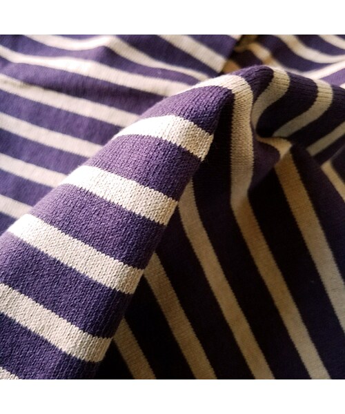 Handmade(ハンドメイド)の「ブラウンボーダーT(Tシャツ/カットソー・レディース・その他)」の7枚目の写真