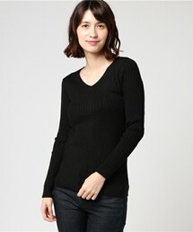 INTERPLANET | エアーニットリブＶネックＰＯ(ニット/セーター)