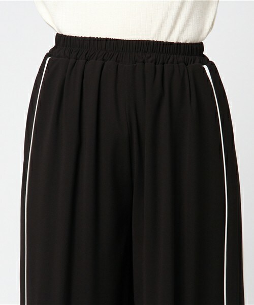 archives（アルシーヴ）の「スリットパイピングパンツ（その他パンツ・レディース・ブラック/ベージュ・MEDIUM）」の5枚目の写真