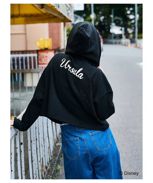 E hyphen world gallery（イーハイフンワールドギャラリー）の「ウィランズ アースラ パーカー（トップス・ブラック・F）」の5枚目の写真