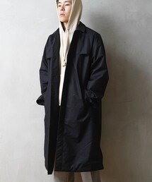 AURALEE | AURALEE HIGH COUNT CLOTH BATTING LONG COAT(ステンカラーコート)