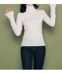 HOTPING | ベーシックハイネックTシャツ(Tシャツ/カットソー)