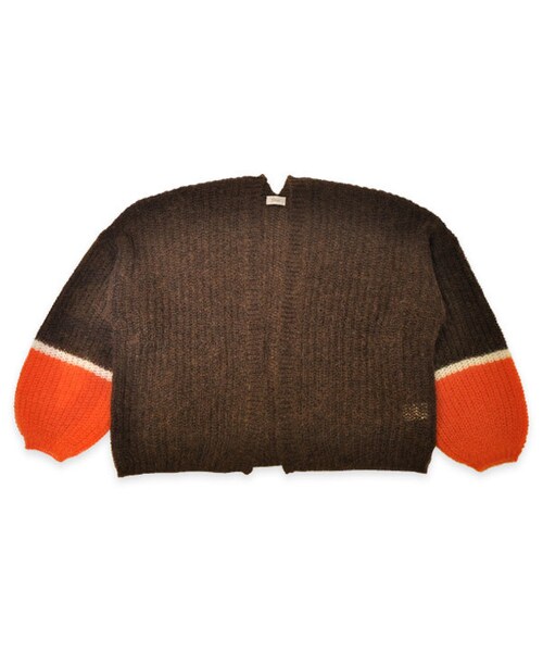 flower（フラワー）の「charming mohair cardigan ～ﾁｬｰﾐﾝｸﾞﾓﾍｱｶｰﾃﾞｨｶﾞﾝ（カーディガン/ボレロ・レディース・pink/gray/white/brown・FREE）」の4枚目の写真