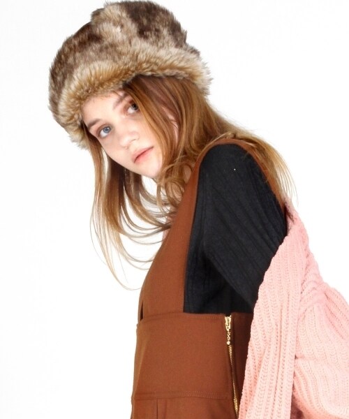 RNA(アールエヌエー)の「<予約>フライトHAT(帽子・レディース・ブラック/キャメル・F)」の10枚目の写真